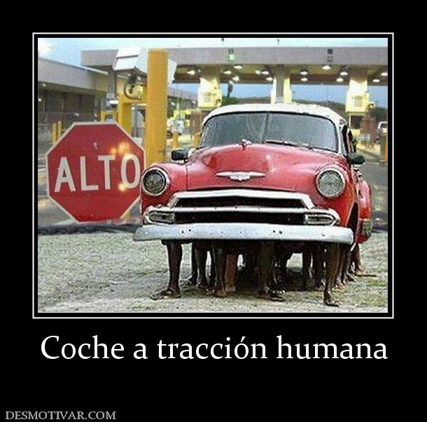 Coche a tracción humana