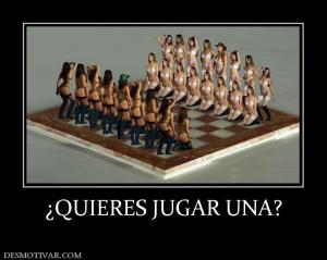 ¿QUIERES JUGAR UNA?