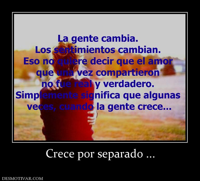 Crece por separado ...