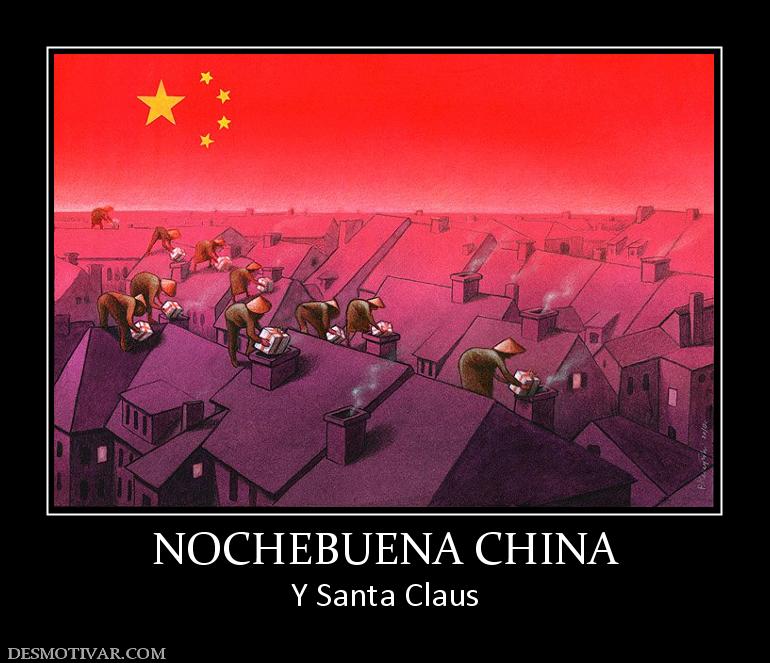 NOCHEBUENA CHINA Y Santa Claus