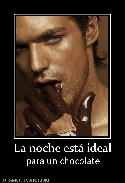 La noche está ideal para un chocolate