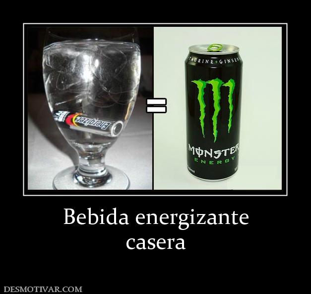 Bebida energizante casera