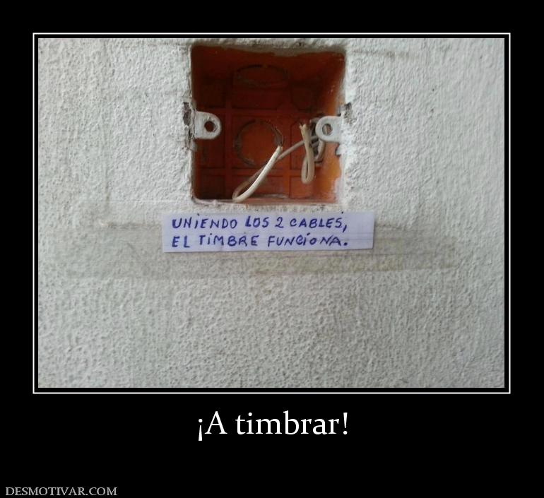 ¡A timbrar!