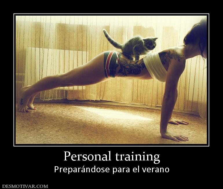 Personal training Preparándose para el verano