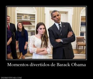 Momentos divertidos de Barack Obama