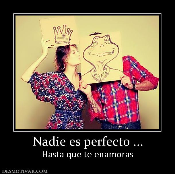 Nadie es perfecto ... Hasta que te enamoras