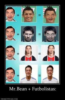 Mr.Bean + Futbolistas: