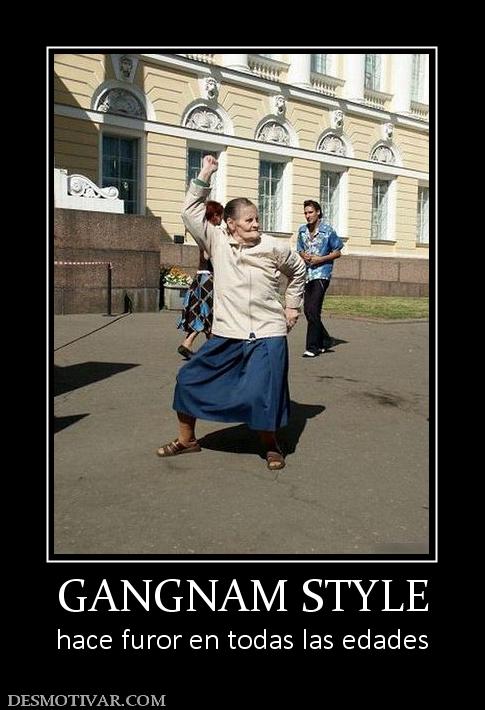 GANGNAM STYLE hace furor en todas las edades