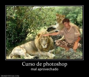 Curso de photoshop mal aprovechado