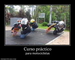 Curso práctico para motociclistas