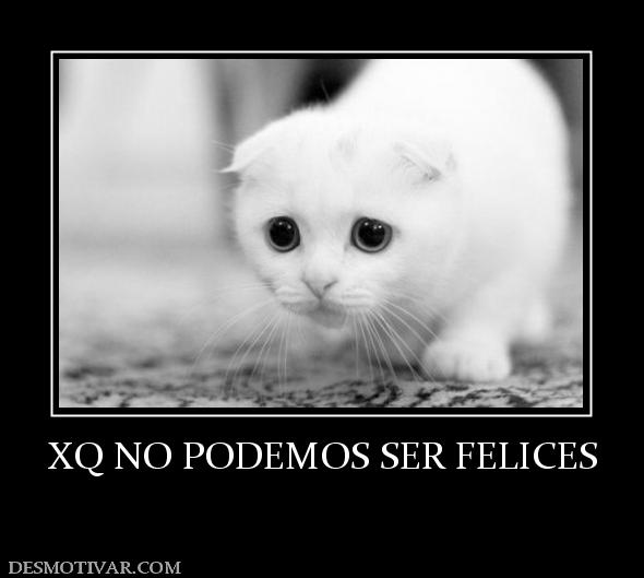 XQ NO PODEMOS SER FELICES