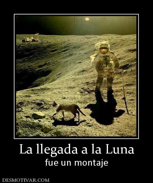 La llegada a la Luna fue un montaje