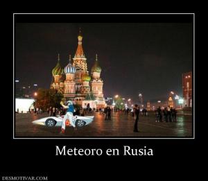 Meteoro en Rusia