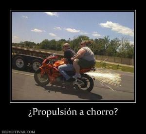 ¿Propulsión a chorro?