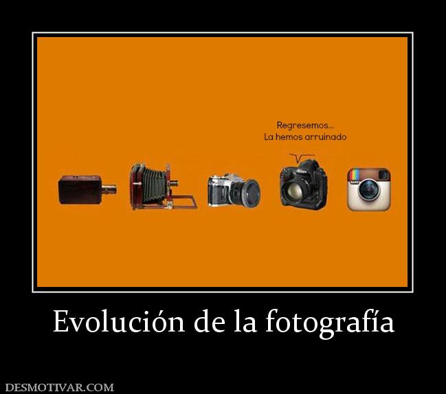 Evolución de la fotografía