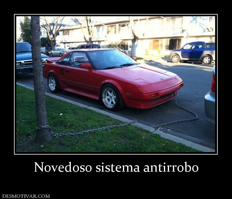 Novedoso sistema antirrobo