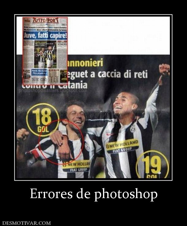 Errores de photoshop