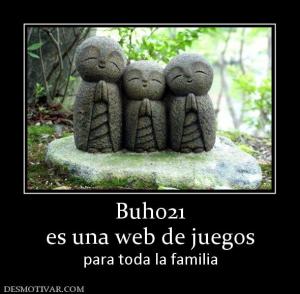 Buho21 es una web de juegos para toda la familia