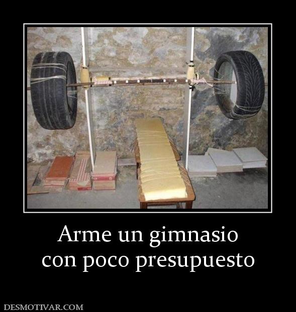 Arme un gimnasio con poco presupuesto