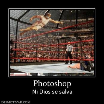 Photoshop Ni Dios se salva