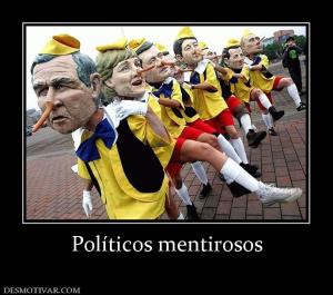 Políticos mentirosos