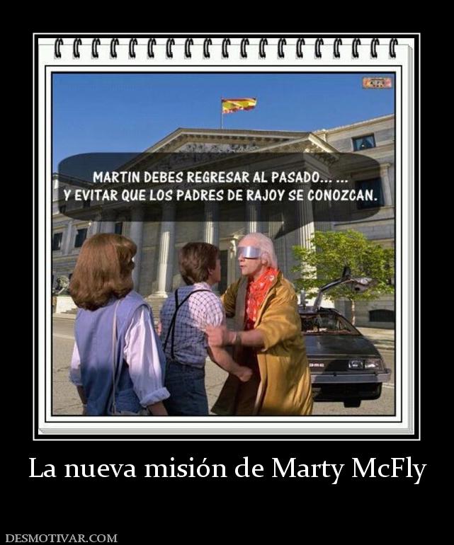 La nueva misión de Marty McFly