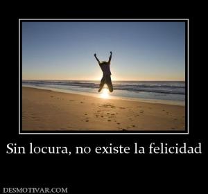 Sin locura, no existe la felicidad