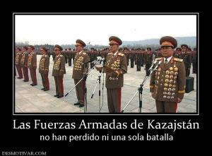 Las Fuerzas Armadas de Kazajstán no han perdido ni una sola batalla