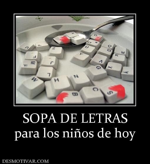 SOPA DE LETRAS para los niños de hoy