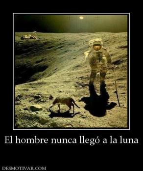 El hombre nunca llegó a la luna