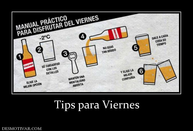 Tips para Viernes