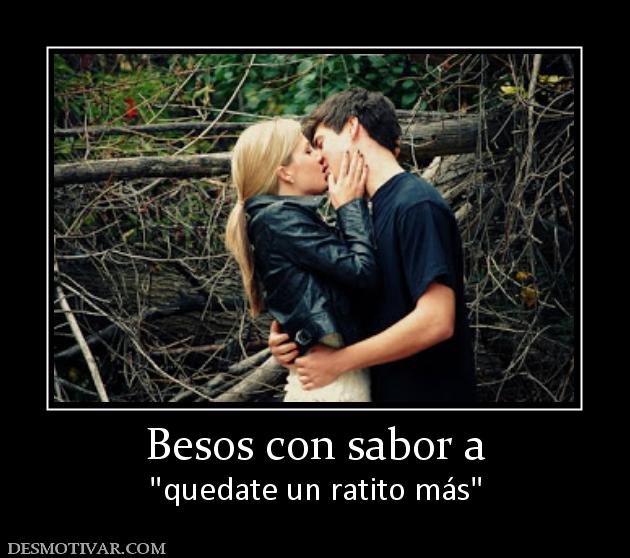 Besos con sabor a