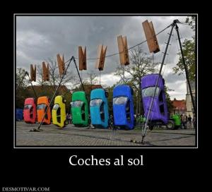 Coches al sol