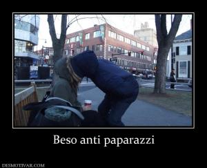 Beso anti paparazzi