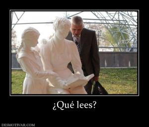 ¿Qué lees?