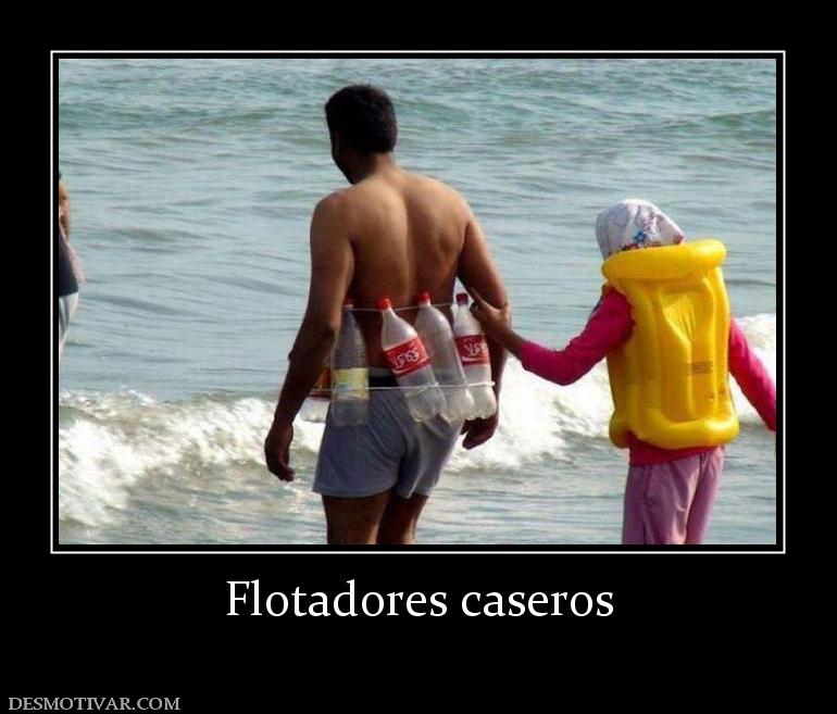 Flotadores caseros