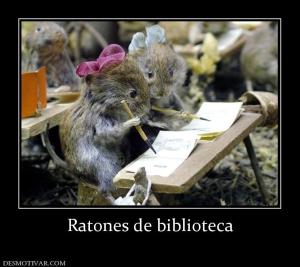 Ratones de biblioteca