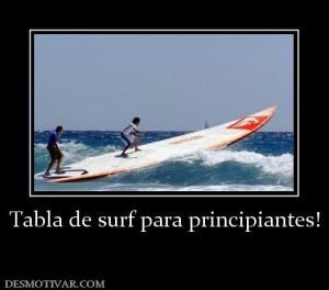 Tabla de surf para principiantes!