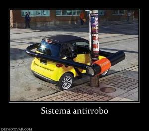 Sistema antirrobo