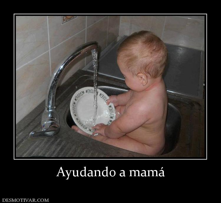 Ayudando a mamá