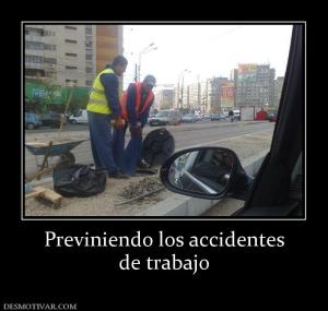 Previniendo los accidentes de trabajo