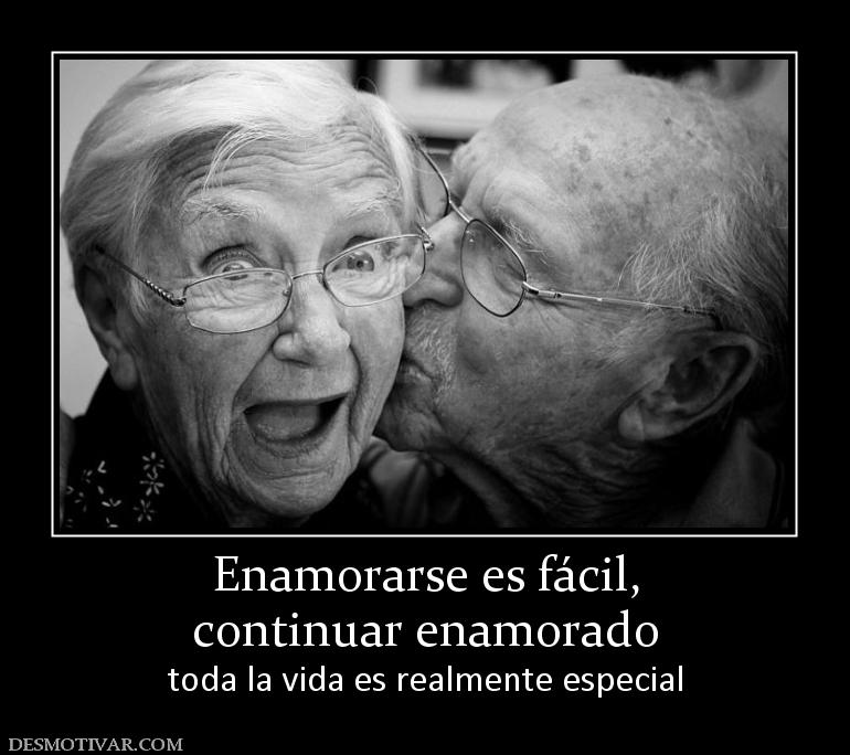 Enamorarse es fácil, continuar enamorado toda la vida es realmente especial