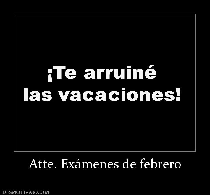 Atte. Exámenes de febrero