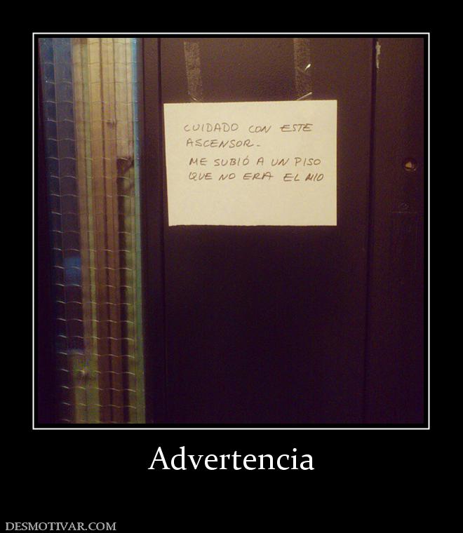 Advertencia