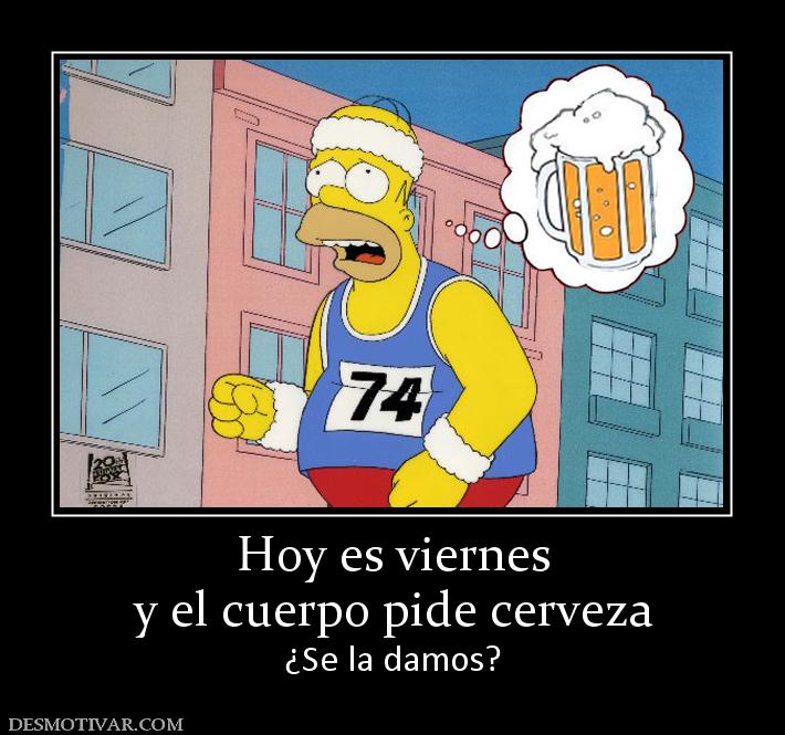 Hoy es viernes y el cuerpo pide cerveza ¿Se la damos?