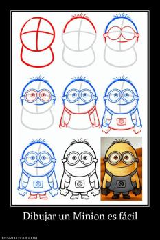 Dibujar un Minion es fácil