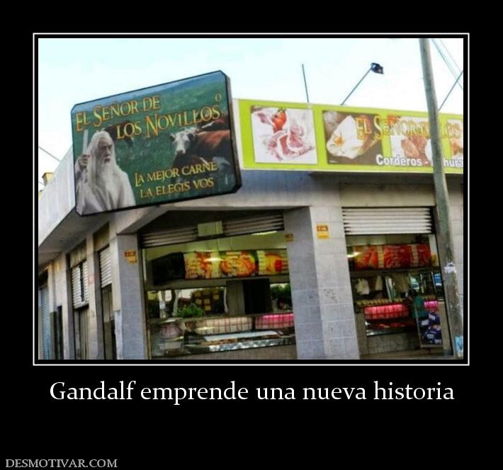 Gandalf emprende una nueva historia