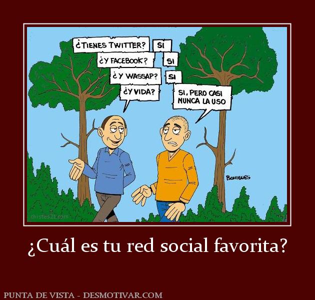 ¿Cuál es tu red social favorita?