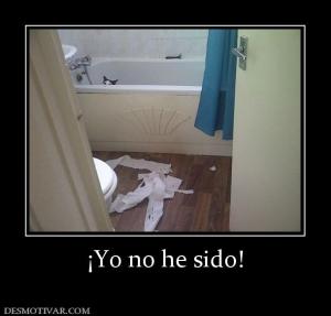 ¡Yo no he sido!