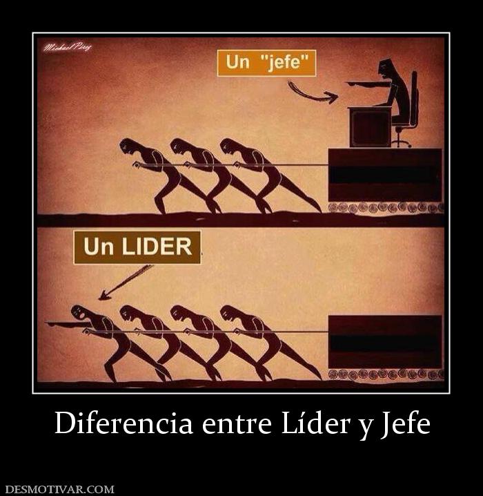 Diferencia entre Líder y Jefe